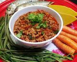 รูปขั้นตอนการทำที่ 6 ของ น้ำพริกอ่อง
