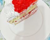 صورة لخطوة 6 من وصفة كيكة 🍰 الفراولة بالكريمة