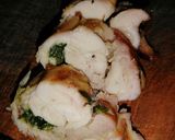 Foto del paso 4 de la receta: Muslo de pollo relleno de queso y espinaca 🤗