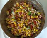 A picture of step 6 of Corn salad.