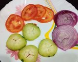 A picture of step 2 of Potato Tikki Pav.