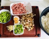 鹹蛋豆豆炒飯的食譜步驟1照片