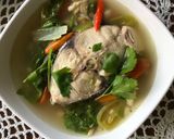 Foto langkah ke 3 dari resep (Eat Clean Menu) Sup Ikan Tenggiri.