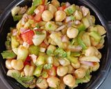A picture of step 3 of Chick pea Salad.