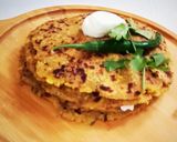 A picture of step 10 of Leftover herbal khichdi paratha.