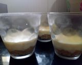 A picture of step 7 of Fig, vanilla and gulkand truff.