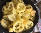 Cukkinis-padlizsános lecsó tojásban megforgatva recept fázis 6 fotója