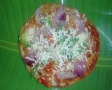 ஹோம் மேட் கோதுமைசீஸ் பீட்சா (Kothumai cheese pizza recipe in tamil) ரெசிபி ஸ்டேப் 6 புகைப்படம்