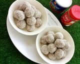 A picture of step 6 of Lotus biscoff biscuit truffle.