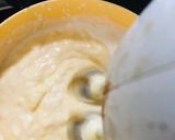 A picture of step 4 of Mango Mousse eggless.