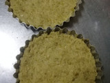 Pizzeta/hamburguesa con masa verde