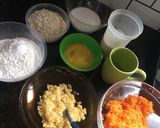 Foto del paso 1 de la receta: Muffins de avena zanahoria y banana