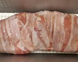 Baconos szűzpecsenye gombamártással recept fázis 3 fotója