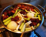 Ramen alaplé / Miso ramen / ramen betétek (savanyított tojás, teriyaki csirke) recept fázis 1 fotója
