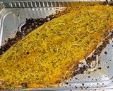 A picture of step 5 of Lemon Pistachio Crusted Salmon.