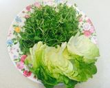 Hình bước làm 1 của món Salad sauce mù tạt vàng
