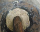 A picture of step 2 of Egusi Soup.