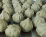 A picture of step 5 of Fried Modak.