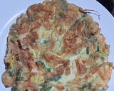 Foto langkah ke 3 dari resep Dadar Telur sayur pizza.