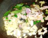 A picture of step 2 of Banana flower asian style.