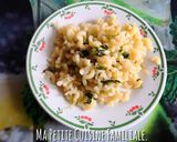 Une image de l'étape 2 de Coquillettes aux feuilles de chou-fleur.