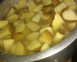 A picture of step 1 of Methi Aloo,Raita and chapati.