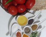 A picture of step 1 of Tamatar curry.