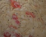 Spaghetti z serem fetta i mini mozzarella krok przepisu 2 zdjęcie