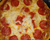 Foto del paso 16 de la receta: Pizza de pepperoni "la espera"