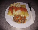 Foto del paso 5 de la receta: Canelones de loroco con guarnición de vegetales y atún.....🇸🇻