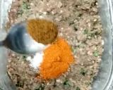 A picture of step 3 of Tawa kabab.