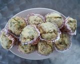 Foto langkah ke 5 dari resep 7Muffin Bayam & Ayam Asap.