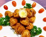 Hình bước làm 3 của món Chả Cá Viên Trứng Cút Sốt Dầu Hào