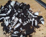 A picture of step 3 of White Chocolate & Oreo Fudge!.