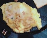 A picture of step 3 of Eggy omelette with Banana Bread.