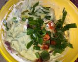Foto del paso 3 de la receta: Dips de queso crema con cebolla de verdeos 😋