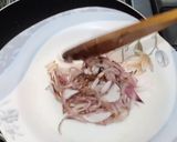 A picture of step 2 of Arvi(taro root)Ka Khatta (curry).