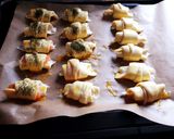 Une image de l'étape 2 de Croissants 🥐 saumon et blanc de poulet.