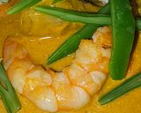 Foto del paso 6 de la receta: Langostinos con mix de curry y fideos de judías verdes