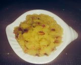 केसर सूजी बादाम हलवा (kesar suji badam halwa recipe in Hindi) रेसिपी चरण 3 फोटो