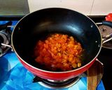 A picture of step 2 of Authentic Bengali Tomato Dates Chutney.