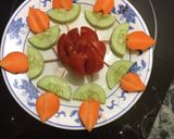 A picture of step 7 of Like Diwali Diya salad.