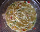 Foto del paso 6 de la receta: Tortilla de huevo, vegetales y pasta
