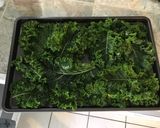 A picture of step 3 of Kale Chips.