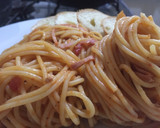 Foto del paso 4 de la receta: Pastas con jamón y salsa napolitana