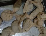 A picture of step 5 of Dumplings/Momos.