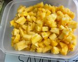 Une image de l'étape 4 de Salade d'ananas à la fleur d’oranger.