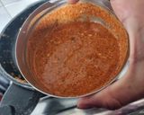 A picture of step 5 of Paneer cashew capsicum in curd based gravy.