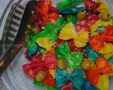 Rainbow spaghetti/pasta#familyfriendly recipe step 14 photo
