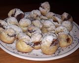 Foto del paso 1 de la receta: Profiteroles rellenos con banana y dulce de leche